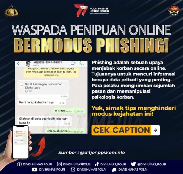 Waspada Penipuan Online Bermodus Phishing – Radar Kalbar