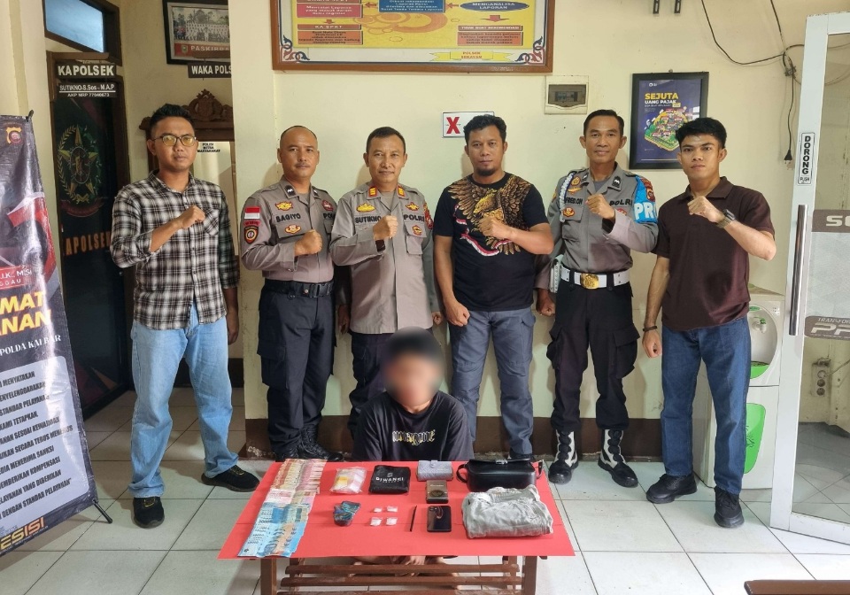 Jejak Narkoba di Sebuah Penginapan, Terendus Tim Tindak Polsek Sekayam, Sabu 8,65 Gram Diamankan, Pelakunya Seorang Mahasiswa