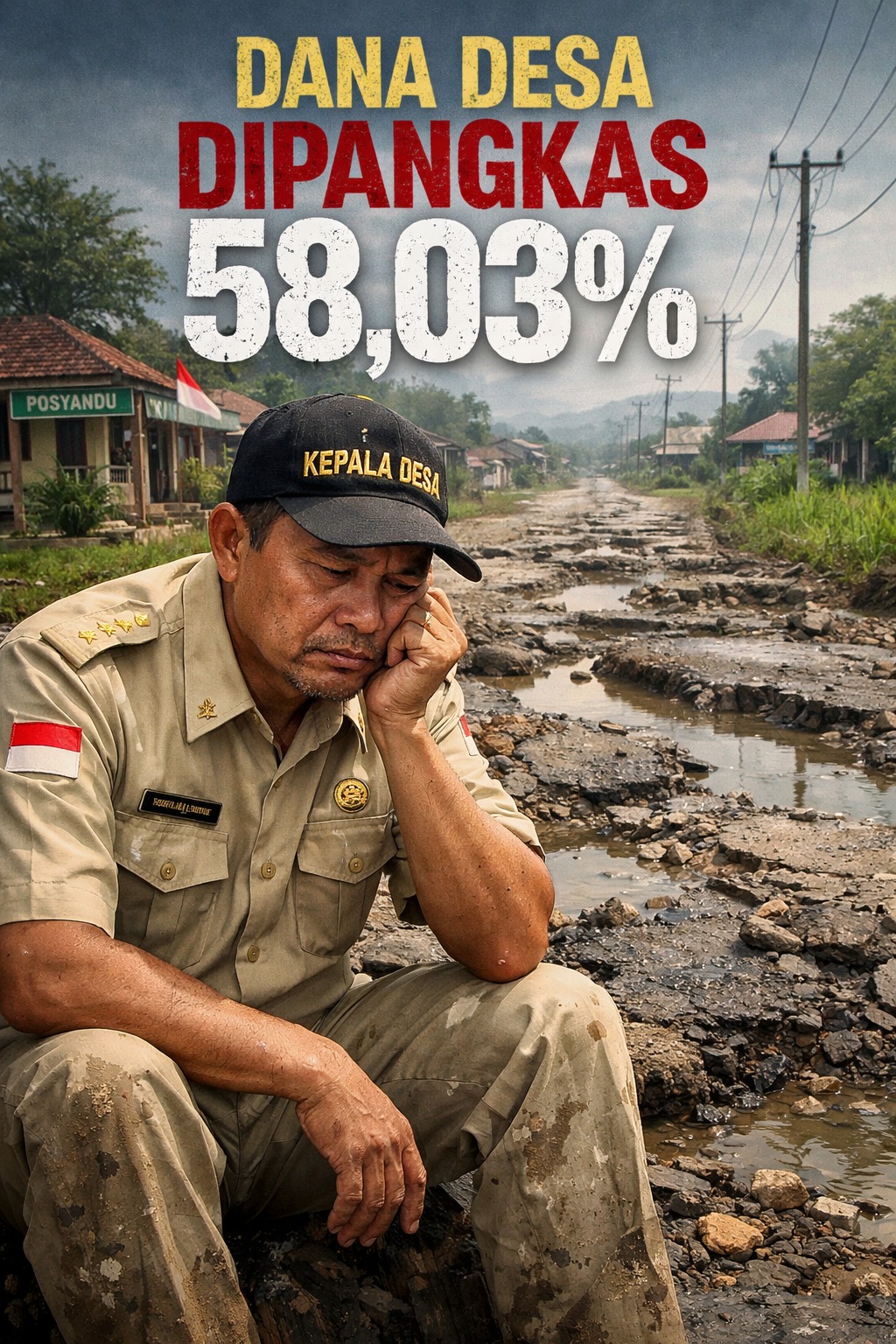 Setelah Ditakut-takuti Kades Ditangkap, Dana Desa Dipangkas 58,03%