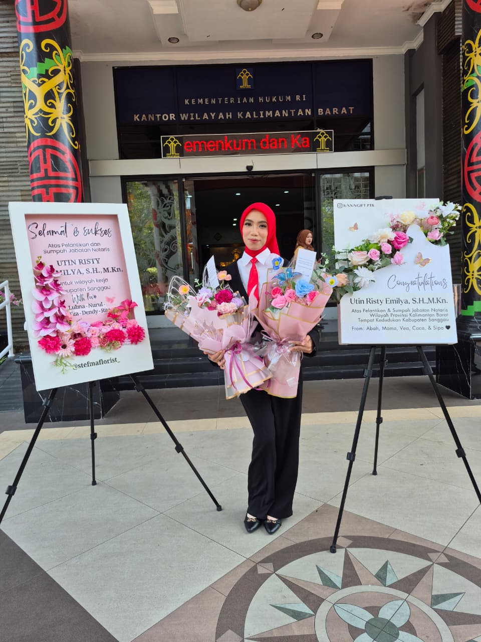 Resmi Dilantik, Utin Risty Emilya Putri Sulung Raja Sanggau Perkuat Layanan Kenotariatan