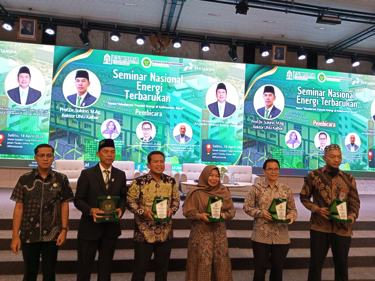 UNU Kalbar, DEN dan Pertamina Gelar Seminar Nasional, Soroti Potensi Biomassa sebagai Masa Depan Energi Kalbar