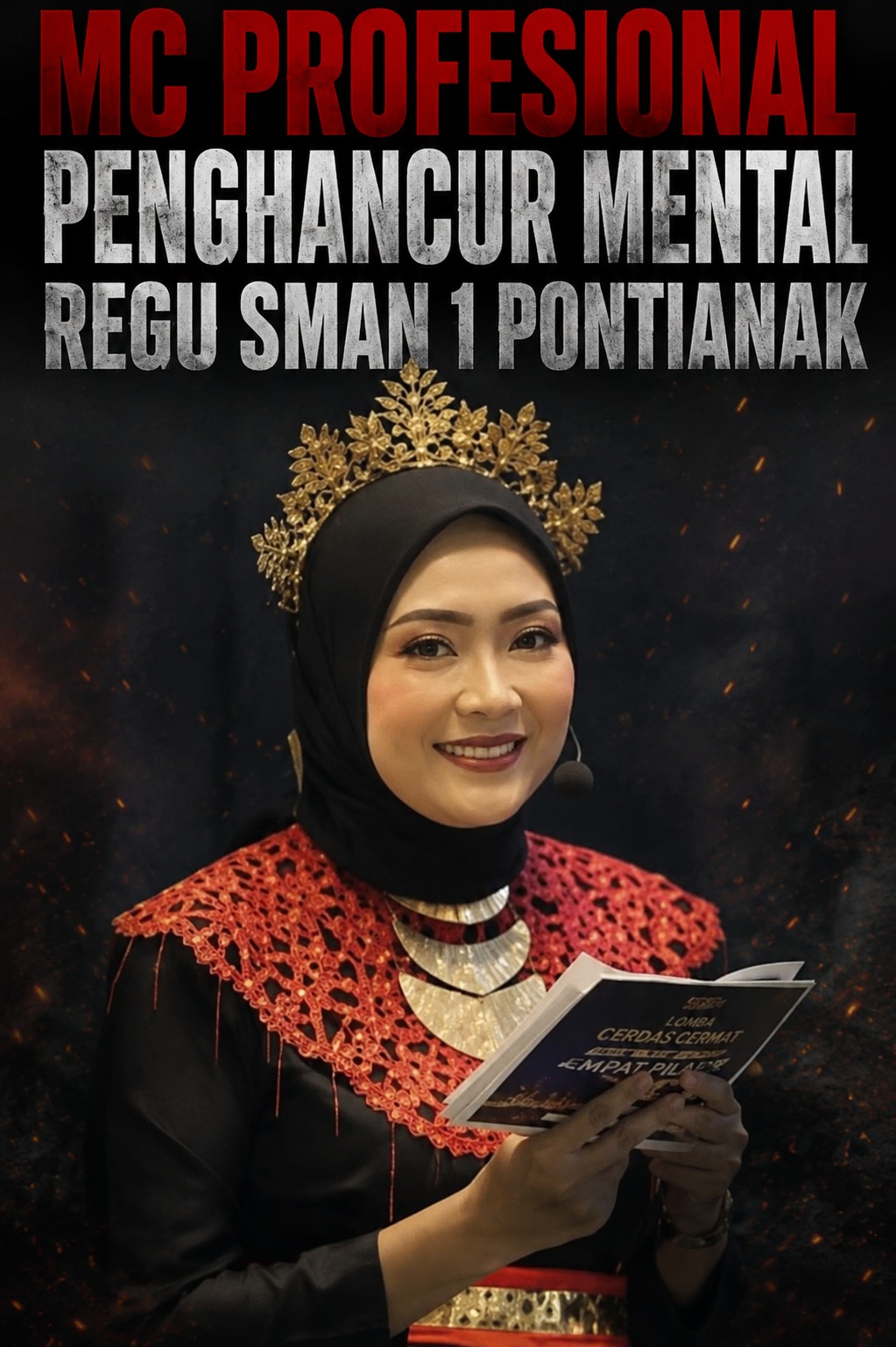Mengenal Shindy, MC yang Membuat Regu SMAN 1 Pontianak Tak Berdaya