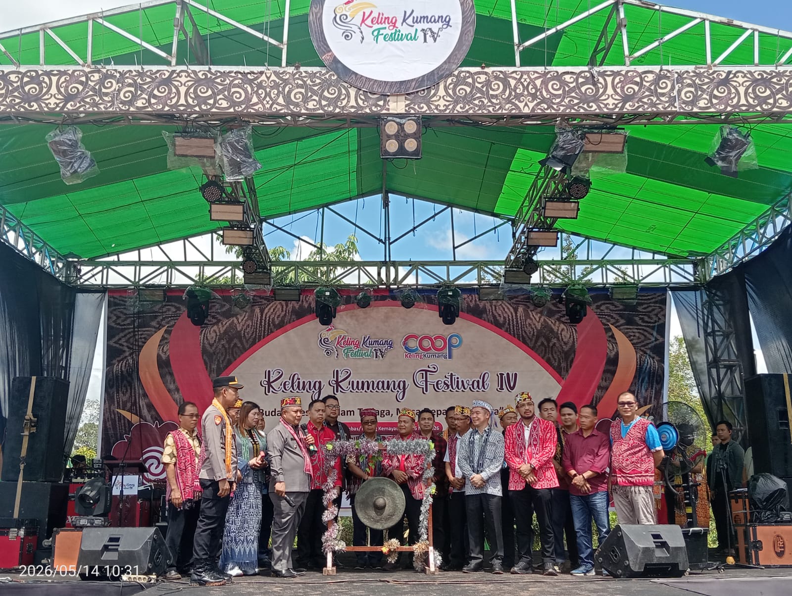 Keling Kumang Festival IV Resmi Dibuka, Wabup Sekadau Dorong Pelestarian Budaya dan Peningkatan IPM